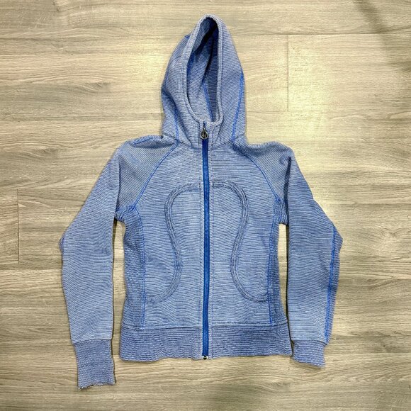Lululemon Women's Scuba Full-Zip Hoodie - Blue - Picture 2 of 7